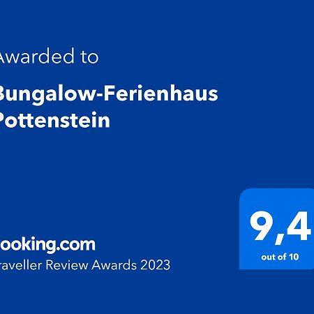 Bungalow-Ferienhaus 포텐스타인 외부 사진